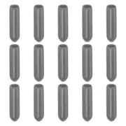 100 Pack Screw Thread Protector Cover Rubber End Caps 1/8"(3mm) ID/Dark Grey