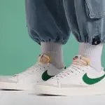 NIKE BLAZER LOW 77 VINTAGE PINE GREEN 白綠 低幫休閒滑板鞋 DA6364-115男