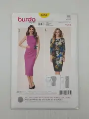 Burda Sewing Pattern 6563 Women's Dress Pattern Size US 8-20 EUR 34-46 NEW