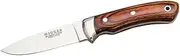 Full Tang Survival Knife Joker Pantera CR16, Stamina Wood Handle, 9,5 cm MOVA Blade, Includes Brown Leather Sheath, Tool for Fishing, Hiking, Camping and Hiking