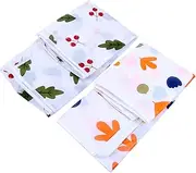 Cabilock 2pcs Quilt Storage Bag Lightweight Travel Quilt Holder for Organized Wardrobe Design for Summer and Spring Seasonal Use for Blankets and Comforters