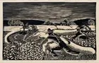 Margaret Burroughs - Cotton Pickers in Texas (1954) Signed - 17" x 22" Art Print