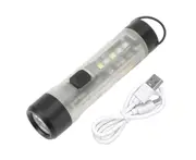 L2 LED Flashlight Torch 100M Diving Waterproof for Camping Stepless Dimmingblack