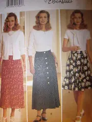 Butterick Pattern 4062 Misses FAST EZ Skirt 6-18 UNCUT