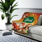 Custom name Disney The Fox And The Hound Blanket, Disney Characters Blanket, Bed