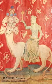 ARTIST UNKNOWN Tapisserie de L'Apocalypse 39" x 24.5" Poster 1972 Renaissance