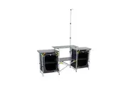 OZtrail Double Pantry Camping Outdoor Foldable Kitchen Pantry Unit 172x79cm