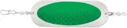 Luhr-Jensen 4/0 Jensen Trout and Kokanee Dodger, Chrome/Green P-Lite