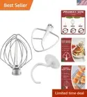 Effortless Baking: KitchenAid Mixer Attachments - K45DH Dough Hook & K45B Beater