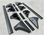 Cross Bar Roof Rack Aluminum Alloy Luggage Rack Compatible for 2021+ Nissan X-Trail/Rogue(Black)