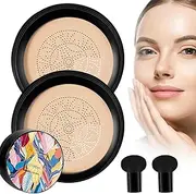 Indicativet Mushroom Head CC Cream - 2024 New Mushroom Head CC Cream,Oil Control Concealer Cream,Long-Lasting Waterproof Matte Moisturizing CC Cream,Mushroom Head CC Cream Foundation (Natural)