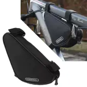 Black ROSWHEEL Mountain Bike Triangle Cycling Bicycle Front Tube Frame Bag Pouch
