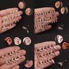 Zircon Stone Cartilage Earring Conch Tragus Helix Cartilage Piercing Ear Stud+
