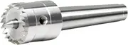 PZNGNKELPT 1Inches, 7/8Inches Heavy Duty Woodworking Tailstock Live Center Crown Super Spring Point Bearing Drive Center for Wood Lathe MT2 MT1 Chuck(MT2)