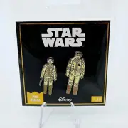 LEIA HOTH & REBEL COMMANDER Kenner Inspired Star Wars Pin 2-Pack (Free Gift)