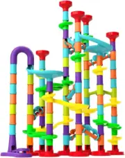 Marble Run Set Maze Race Building Blocks Marbles for Kids Ages 4 5 6 7 8 9 10+ G