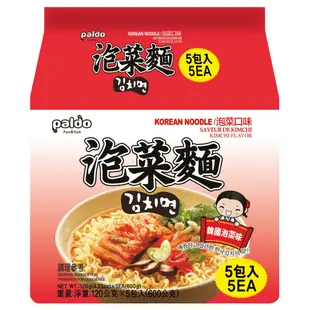 韓國 八道 Paldo 高麗麵 泡菜麵 牛骨湯麵 海鮮麵 5入袋裝【零食圈】泡麵 韓國泡麵 良澔 韓寶泡麵