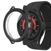 For Samsung Galaxy Watch 5 Pro 45mm Glass Cover PC Hard Shell Protective Case