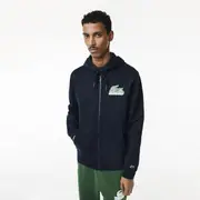 Men's Lacoste Unbrushed Fleece Zipped Hoodie