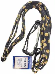 Top Paw Comfort Neoprene Dog Collar (XS) & Matching 4ft Leash Smiley Face