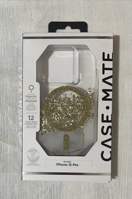 CaseMate MagSafe Case For Apple iPhone 15 Pro - Gold Karat Marble