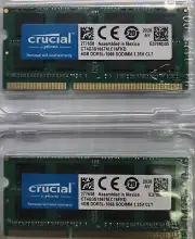 2X4GB PC3-8500s 8GB DDR3-1066MHz 2Rx8 Non-ECC Crucial CT4G3S1067M.C16FKD