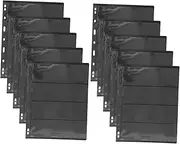 Ciieeo Commemorative Card Storage 10 Sheets Stamp Collection Insert for Stamp Album
