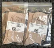 Lot of 2 - Jobst FarrowHybrid ADI compression socks Large Wide 20-30 mmHg Taupe