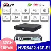 Dahua NVR5432-16P-EI 32 Channel 1.5U 16PoE 4HDDs WizSense Network Video Recorder