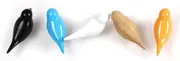 5PCS Bird Wall Hooks Coat Hooks Resin Bird Hooks Colorful Bird Wall Decor Home Art Bird Towel Hook Hat Rack Entryway Bathroom Kitchen