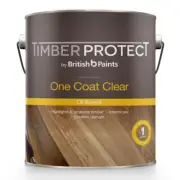 Timber Protect 250ml Gloss One Coat Clear Oil Based Varnish