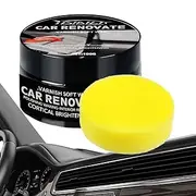 Car Interior Polish Kit - Long-Lasting Dashboard Polish Wax - Portable Polishing Wax, Car Seat Polish Kit for Prevent Fading, Oxidation