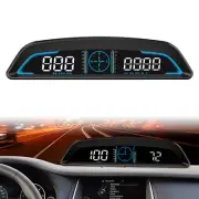 Car GPS HUD Speedometer Heads Up Display Compass Overspeed Alert All Vehicles