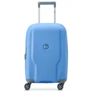 Delsey Clavel 55 cm 4-Wheel Expandable Cabin Case - Lavender Blue (Recycled Material)