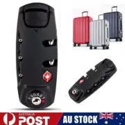 TSA Secure 3 Digit Combination Padlock Mini Luggage Suitcase Travel Code Lock