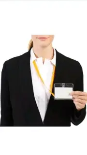 50(Fifty) In One Pack Amazon Basics Clear Badge Holders