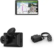dēzl™ LGV1020 & Garmin Dash Cam X310 w. Garmin Constant Power Cable (OBD-II Port > 2X USB) Bundle