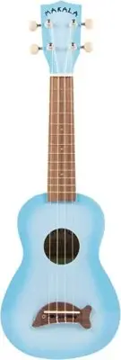 Makala Dolphin Blue Burst Soprano Ukulele