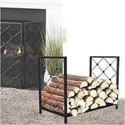 Firewood Holder，Firewood Rack Outdoor， Firewood Storage Holder,Small Sturdy Firewood Rack,Fireplace/Stove Fire Wood Holder Stacker