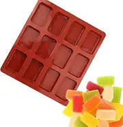 Chocolate Molds Deep, Deep Chocolate Bar Mould, Candy Bar Molds Silicone, Silicone Thick Chocolate Bar Mold for Filled Bar, Rectangular Chocolate Bar Candy Bar Molds