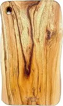 Byron Bay Large Organic Wooden Anti-Bacterial Camphor Laurel Chopping Board Kitchen Serving Cutting Wooden Platter Multi-Purpose 460x280x25mm