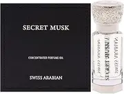 [Swiss Arabian] Secret Musk for Unisex - 0.4 oz Parfum Oil Rollerball (Mini)