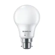 Sansai LED Light Bulb A60 7W B22 Bayonet Cool White 6500K 595lm Home/Office