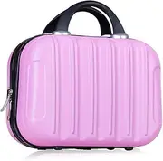 [Generic] Portable Make Up Organiser Box Cosmetic Case Vanity Case for Make Up Cosmetic Bag for Travel Toiletry Bag Attachable to Trolley