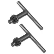 Chuck Key 6mm 11 Teeth for 1.5-10mm Drill Chuck with 0.24"(6mm), Black