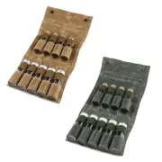 Canvas Seasoning Storage Bag with 9 Jars Condiment Container Set