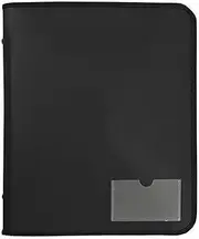Marbig Zipper Binder with Tech Case, 2D Ring 25 mm, Black
