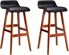 Bar Stools Stool Set of 2 Kitchen Counter Barstools Dining Chair Bentwood Chairs
