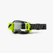 100% Strata-2 (Adult) Forecast Roll-Off MX Goggles - Black