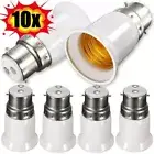 10x B22 To E27 Light Socket Adapter Bayonet Lamp Base To Edison E27 Bulb Screws